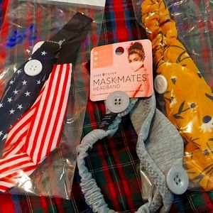 Mask keeper headband